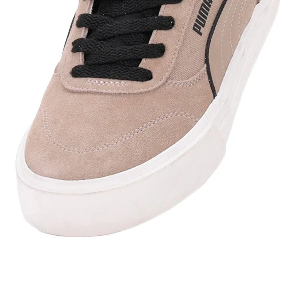 Puma Court Classic Vulc Sneakers Men's US 8.5 M Beige Lifestyle Shoes ZOGG3581